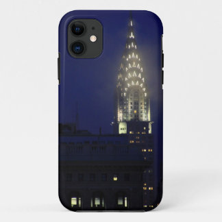 Chrysler-Gebäude-Lit oben an der Dämmerung im title_seo2