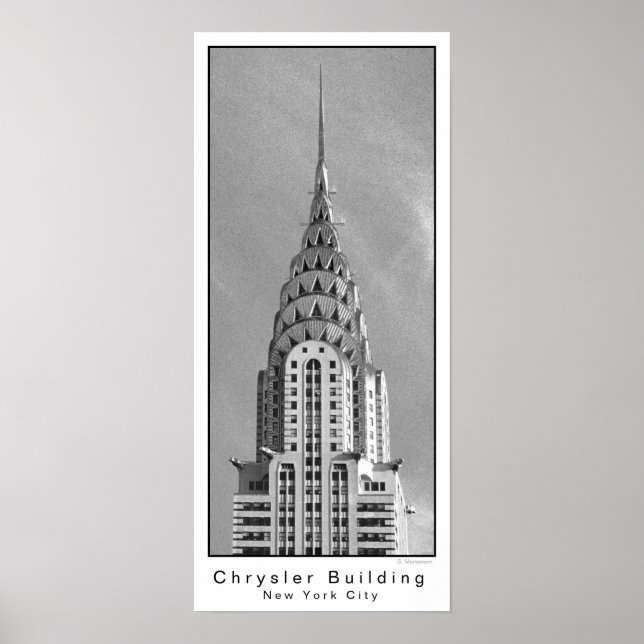 Chrysler Gebäude / New York City Poster (Vorne)