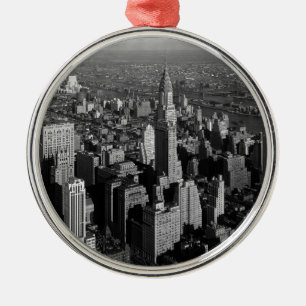 Chrysler Gebäude New York Manhattan Ornament Aus Metall