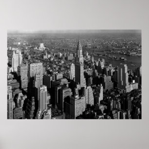 Chrysler Gebäude New York Manhattan Poster