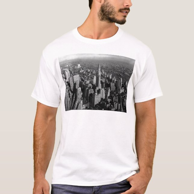 Chrysler Gebäude New York Manhattan T-Shirt (Vorderseite)