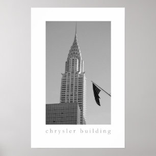 Chrysler-Gebäude Poster