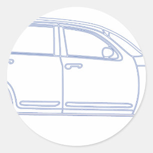 Chrysler PT Cruiser Runder Aufkleber