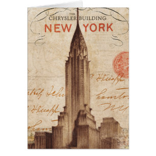 Chrysler vintage construisant à New York