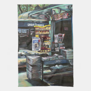 Chrysocolia Morning, Gewerkschaft Square, New York Geschirrtuch