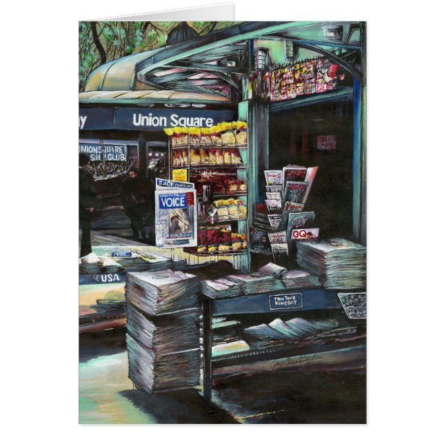 Chrysocolia Morning, Gewerkschaft Square, NYC (Vorne)