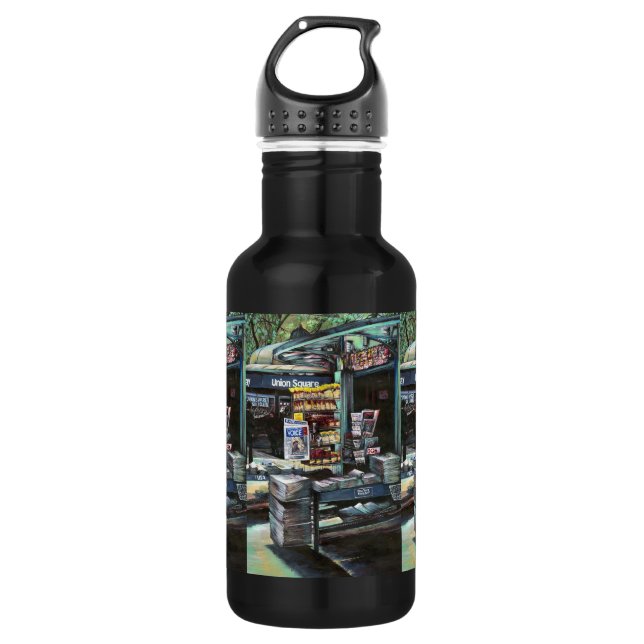 Chrysocolia Morning, Gewerkschaft Square, NYC Trinkflasche (Vorderseite)