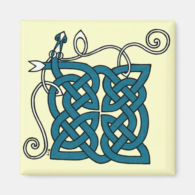 Chrysotil (Detail)-Magnet Magnet (Vorne)