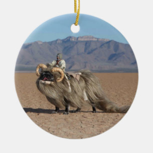 Chubbs die Banthapug Verzierung Keramikornament