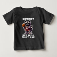 Chubby, aber wird Sie kämpfen Funny Racoon Basketb