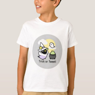 Chubby Bird Hexe Lovebird Halloween T-Shirt