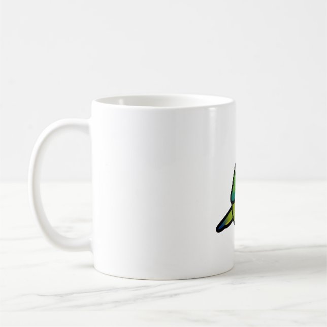 Chubby Brown-throated Conure Kaffeetasse (Links)