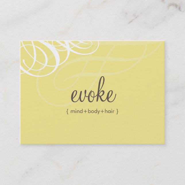 CHUBBY BUSINESS CARD :: Designervogue L3 Visitenkarte (Vorderseite)
