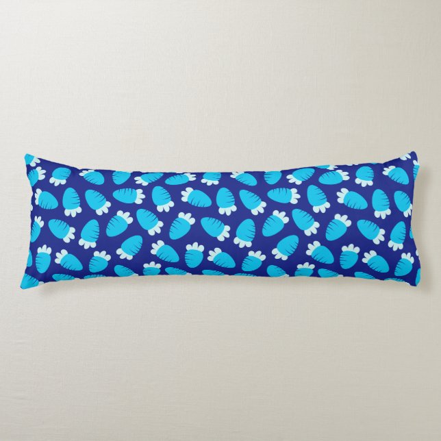 Chubby Carrots Blue Seitenschläferkissen (Vorderseite)