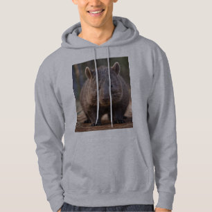 "Chubby Charm: Die Adorable Australian Wombat" Hoodie