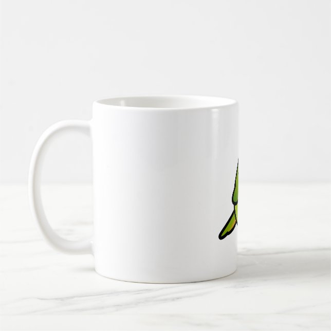 Chubby Cherry Headed Conure Kaffeetasse (Links)