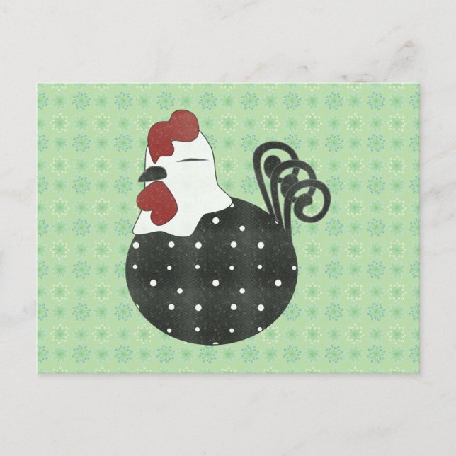 Chubby Chicken Postkarte (Vorderseite)