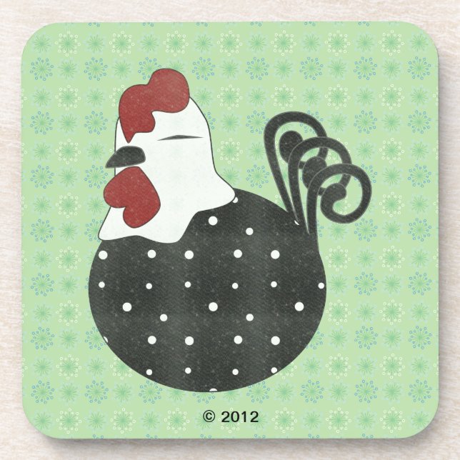 Chubby Chicken Untersetzer (Vorderseite)