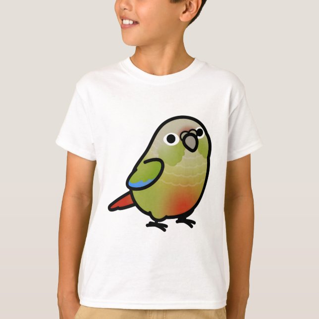 Chubby Cinnamon Green Cheek Construction T-Shirt (Vorderseite)