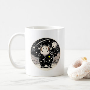 Chubby Cow in Pajamas Kaffeetasse