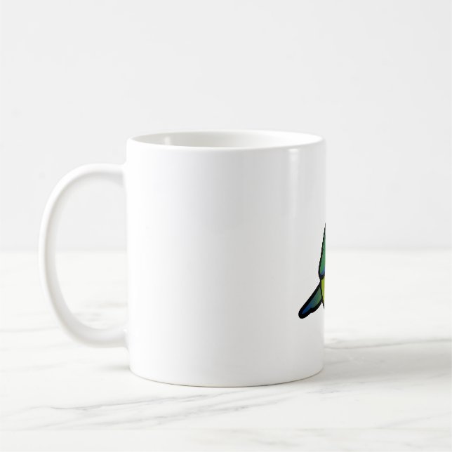 Chubby Dusky Conure Kaffeetasse (Links)