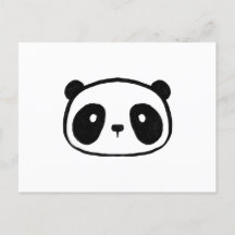 Chubby Giant Panda Cartoon Face