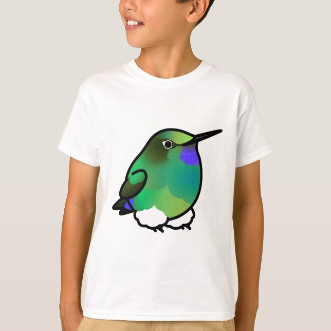Chubby Glows Puffleg Hummingbird T-Shirt (Vorderseite)