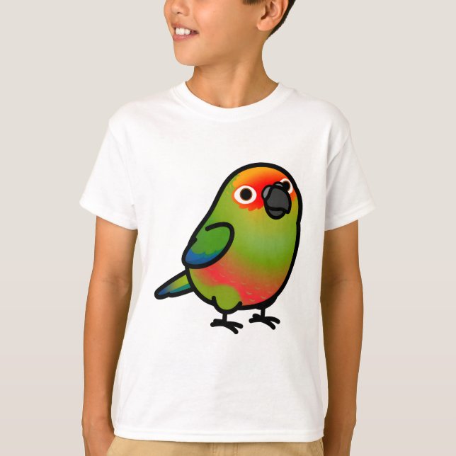 Chubby Gold-Capped Conure T-Shirt (Vorderseite)