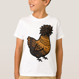 Chubby Golden Poly Chicken T-Shirt