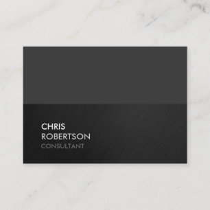 Chubby Gray Attractive Chic Business Card Visitenkarte