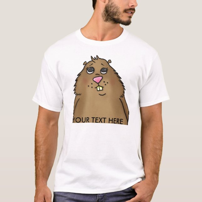 Chubby Hamster T - Shirt (Vorderseite)