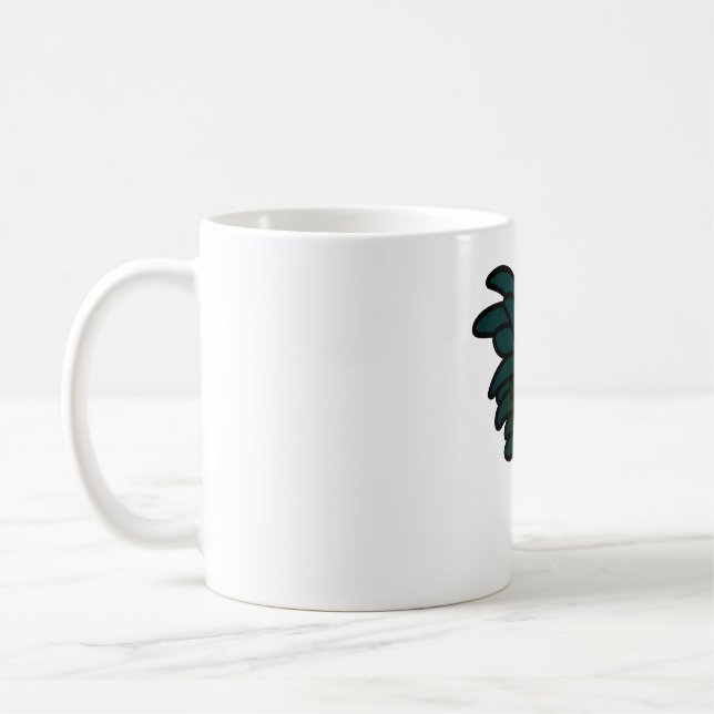 Chubby Japanese Bantam Rooster Kaffeetasse (Links)