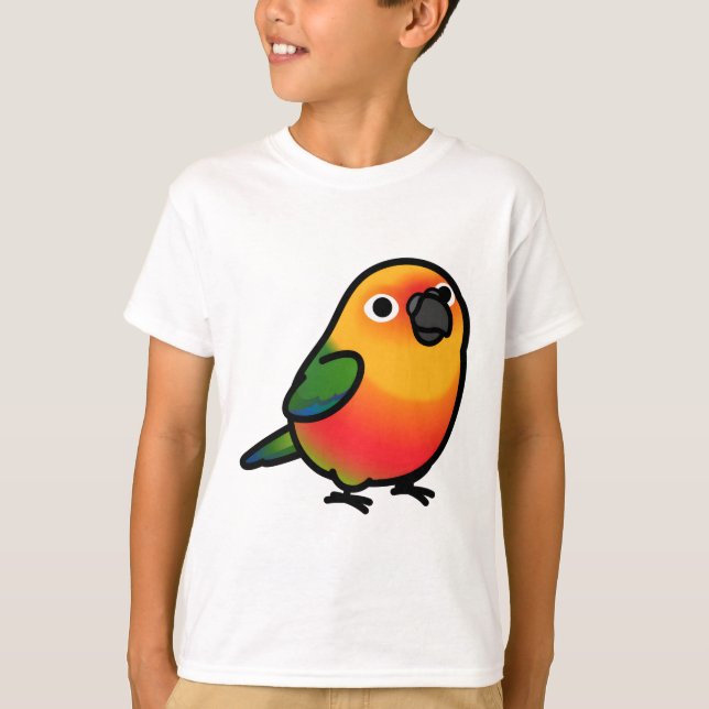 Chubby Jenday Conure T-Shirt (Vorderseite)