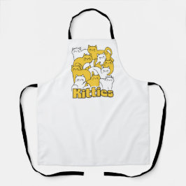 Chubby Kätzchen Design - Adorable Car Art Schürze