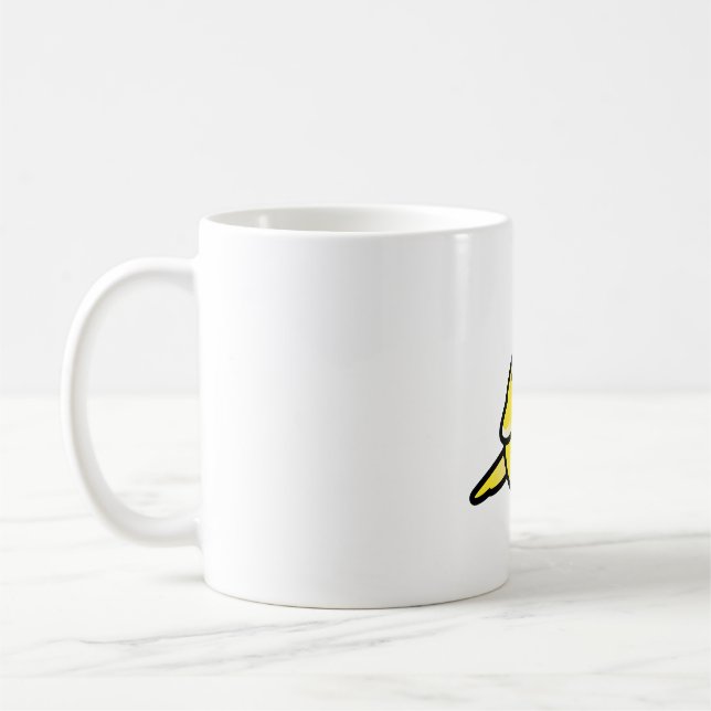 Chubby Lutino Kakariki Kaffeetasse (Links)