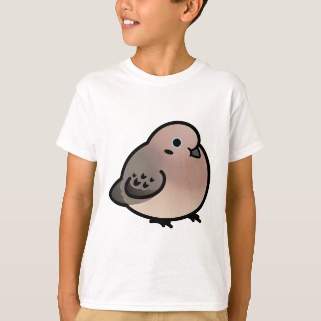 Chubby Mourning Dove T-Shirt (Vorderseite)