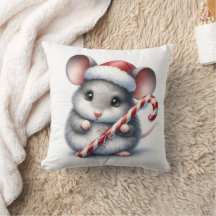 Chubby Mouse mit Candy Cane