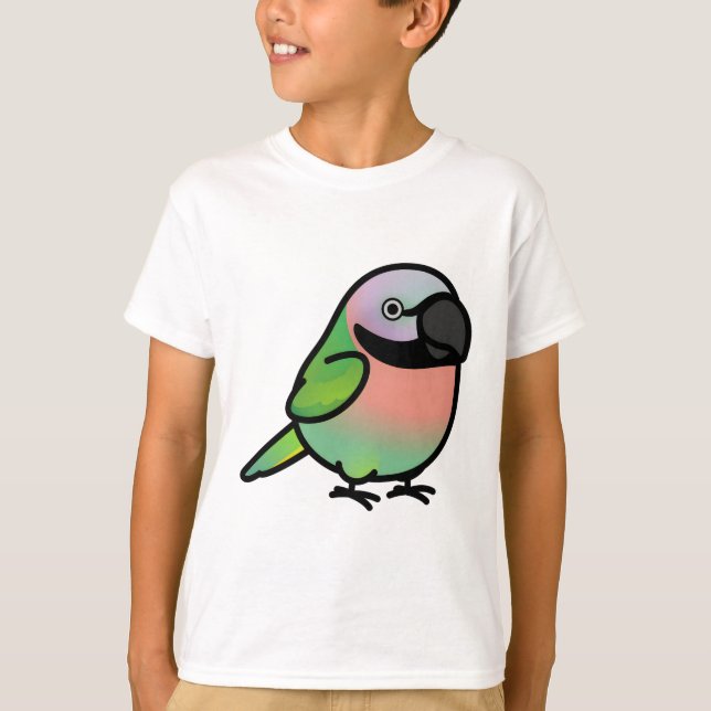 Chubby Mustached Parakeet - Frauen T-Shirt (Vorderseite)