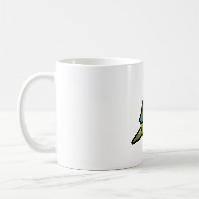 Chubby Patagonian Conure Kaffeetasse (Links)
