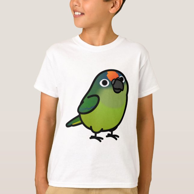 Chubby Peach-fronted Conure T-Shirt (Vorderseite)