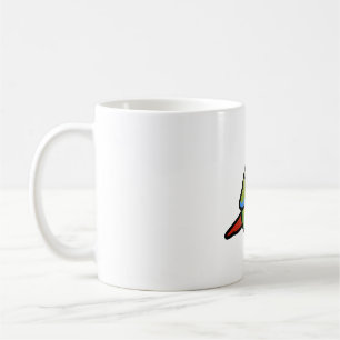 Chubby Pineaple Green Cheek Conure Kaffeetasse