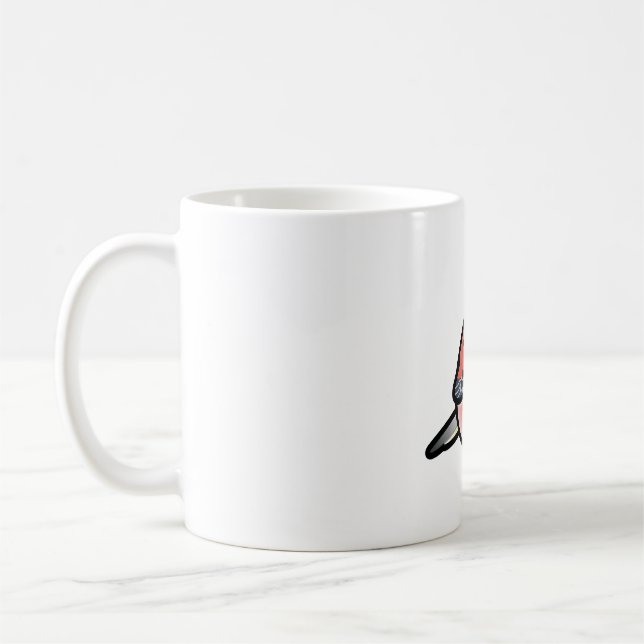 Chubby Rosey Bourkes Parakeet Kaffeetasse (Links)
