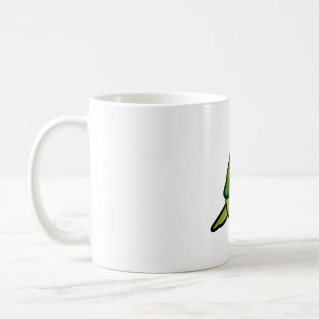 Chubby Rothaarige Kontur Kaffeetasse (Links)