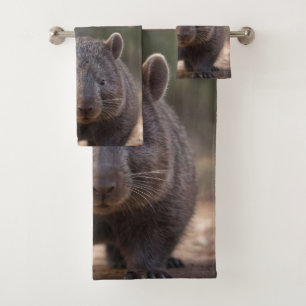 Chubby The Australian Wombat, Badhandtuch Set