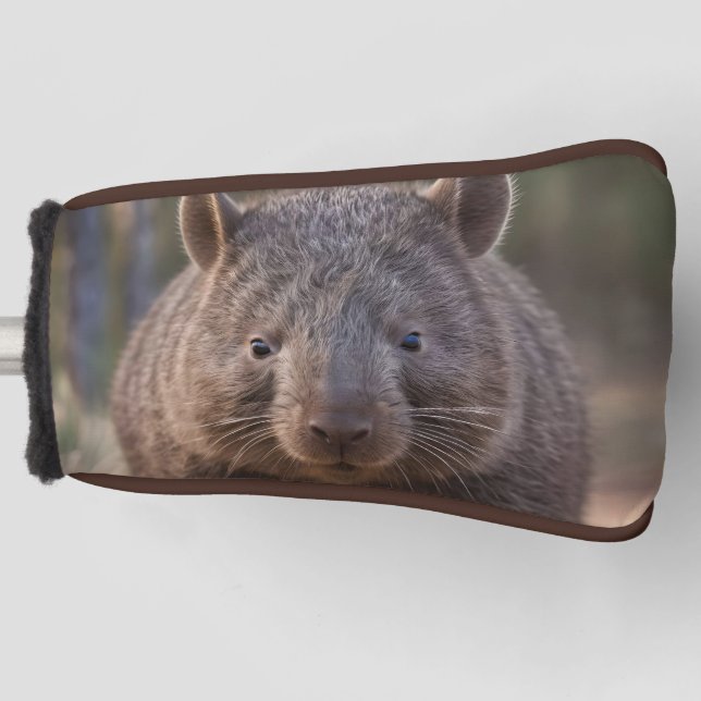 Chubby The Australian Wombat, Golf Putter Cover Golf Headcover (Vorderseite)