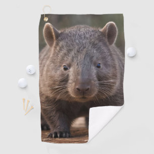 Chubby The Australian Wombat, Golfhandtuch