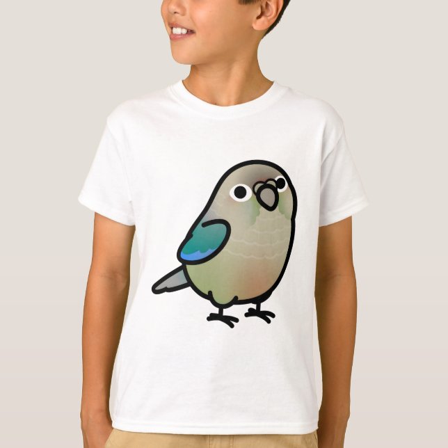 Chubby Turquoise-cinnamon Grüne Wange T-Shirt (Vorderseite)