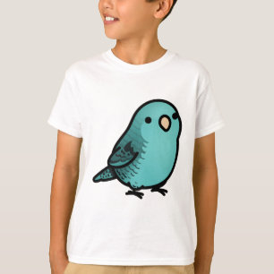 Chubby Turquoise Lineolated Barred Parakeet T-Shirt