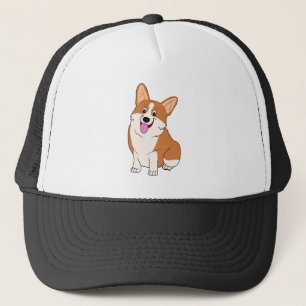 Chubby Walisercorgi-Cartoon Truckerkappe