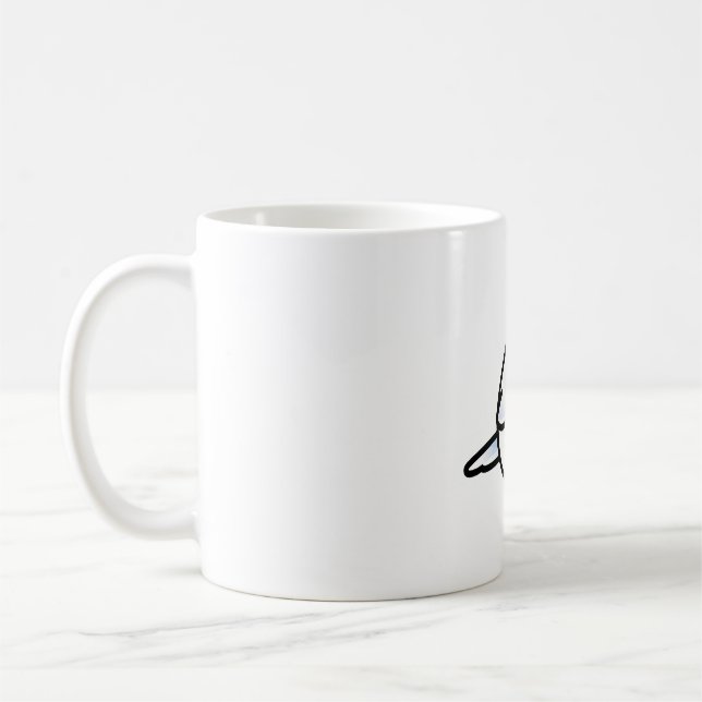 Chubby White Parrotlet Kaffeetasse (Links)